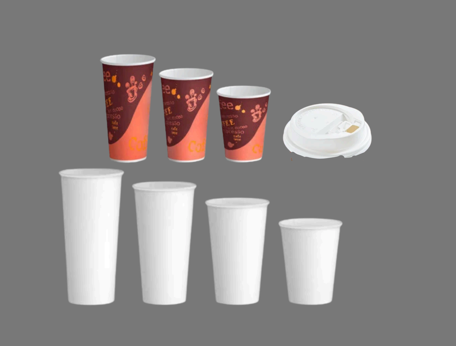Hot Paper Cup 12oz — Print